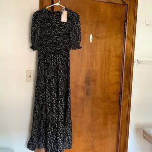 Black and white printed BTFBM dress.